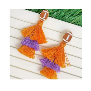 Pendientes Colgantes con Borlas de Hilo Colorido, Estilo Étnico para Fiestas, Pendientes Ligeros y Modernos para Mujer, Joyería India Hecha a Mano - Product Image 1