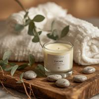 Bougie parfumée de luxe pour spa à domicile, huiles essentielles relaxantes longue durée, boîte en étain, sans fumée, non toxique, cire de soja, Thanksgiving, Noël