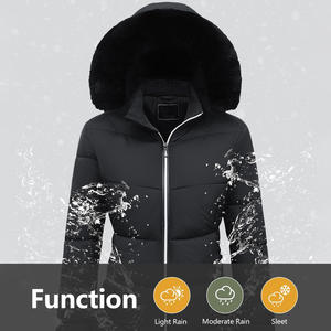 Veste d'hiver classique avec logo personnalisé impression broderie thermique extérieur isolé manteau OEM ODM usine fabricant approvisionnement - Product Image 2