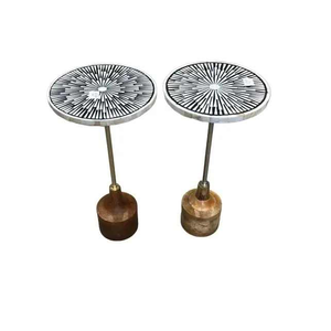 Mesa de Centro Moderna de Lujo con Tapa de Nácar, Muebles de Sala de Estar, Decoración Elegante para el Hogar por J N Crafts - Product Image 5