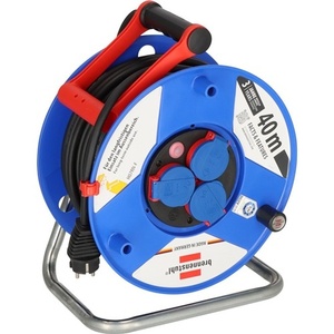Brennenstuhl Garant 40m H07RN-F 3x1.5mm Power Cable Reel with 3 Safety <b>Sockets</b> Special Plastic IP44 290mm <b>Extension</b> Cords - Product Image 6