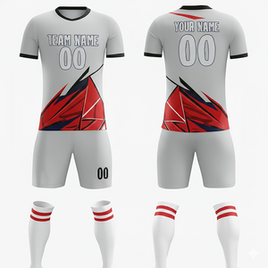 Conjunto de Uniforme de Fútbol Personalizado con Impresión Digital Profesional y Logotipo Personalizado, Transpirable y de Secado Rápido - Product Image 4