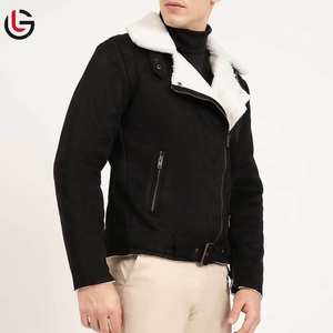 Chaqueta de cuero con bolsillo para hombre - Product Image 5