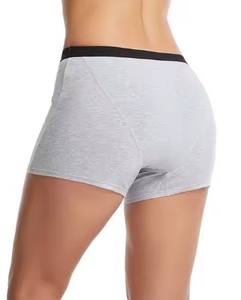Braguitas Boxer de Algodón de Talle Alto Anti-Rozaduras para Mujer, Suaves y Elásticas, de Uso Diario, Pierna Larga, Cobertura Completa, para Chicas y Mujeres - Product Image 5