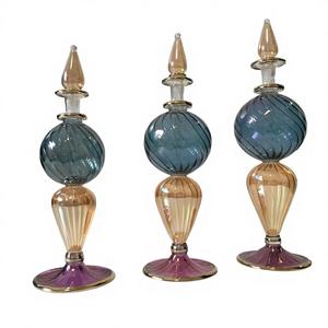 Botellas de Perfume de cristal hechas a mano elegantes - Product Image 1