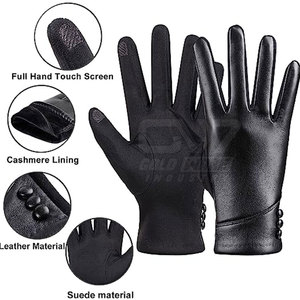 Gants en cuir de haute qualité à bas prix, fabriqués sur mesure, très vendus en gros Gants en cuir pour hommes - Product Image 4