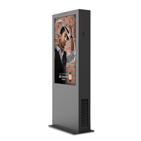 49 Inci LED TV Display Kios Berdiri Bebas Digital Signage dan Display Iklan Monitor Totem Layar LCD Luar Panel Signgae