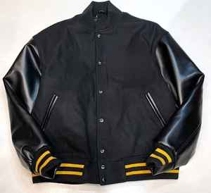 Customizable <b>Vintage</b> Varsity Jacket 100% Wool Embroidered Logo on Front XS Size Zippered Closure Winter Oem Service - Product Image 5