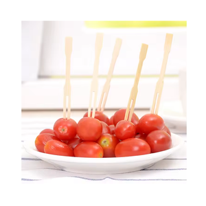 100% ensemble de fourchette et cuillère en bois naturel cuillère à dessert fourchette à fruits ensemble de couverts en bois au meilleur prix - Product Image 1