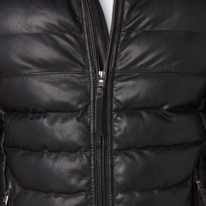 Veste en cuir d'agneau véritable de haute qualité pour hommes fabricant pakistanais vestes en cuir personnalisées pour hommes - Product Image 5