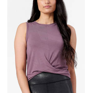 Séchage rapide Gym Fitness Sport course femmes entraînement débardeurs pour dames/Logo personnalisé meilleur grande taille femmes débardeur - Product Image 1