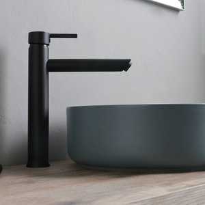 Meuble de salle de bain autoportant de 100 cm avec lavabo gris et miroir Madeira – Ensembles de salle de bain haut de gamme - Product Image 4