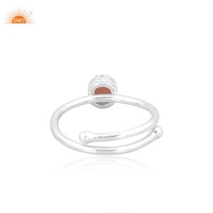 Casual Pink <b>Opal</b> Dyed Designer Stackable <b>Ring</b> Jewelry Wholesaler Handmade Fine 925 Sterling <b>Silver</b> Jewelry Supplier - Product Image 4