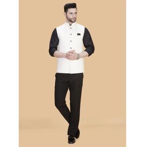 Chaleco Beige para Hombre en Oferta, Ideal para Bodas, Recepciones, Eventos Festivos y Trajes de Novio - Product Image 1