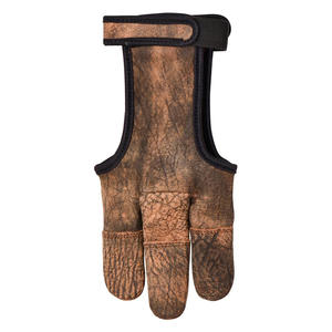 Imra Impex Gants de tir en cuir de buffle bicolore personnalisables Gant de sport de tir à l'arc avec bout des doigts renforcés pour l'extérieur - Product Image 2