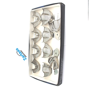 Juego de 10 bandejas de impresión dental Perfo Denture Instruments Fabricante y exportador de Instrumentos dentales - Product Image 4