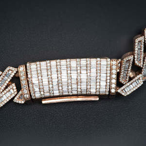 Collar de cadena Hip Hop de calidad superior para hombres con diseño helado - Product Image 3