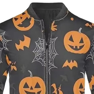 แจ็คเก็ตบอมเบอร์โพลีเอสเตอร์สำหรับผู้ชายดีไซน์ล่าสุดพร้อมคอตั้งมีสีต่างกัน - Product Image 4