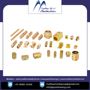 Connecteur d'estampage de métal de précision OEM Pièces électriques en laiton durables au prix de gros en vrac - Product Image 3