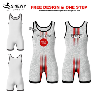 Singletes de Lucha Sublimados para Hombre, Ropa Deportiva, Singletes de Lucha de Poliéster para Atletas de Peso Pesado - Product Image 4