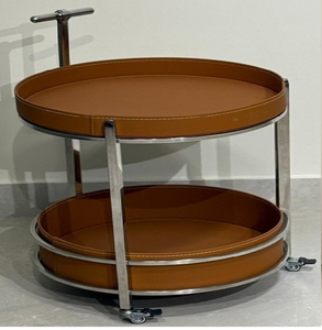 Chariot de service extérieur pliable en teck, avec plateau extensible, tiroir de rangement, porte-bouteilles, disponible à prix de gros - Product Image 5