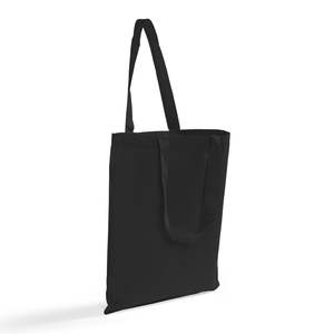 Bolsa de Mano Personalizada de Lona de Algodón Color Negro con Logotipo, la Bolsa de Mano Más Vendida, la Mejor Bolsa de Regalo, Ecológica y Reutilizable - Product Image 5