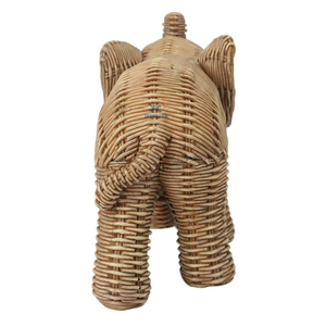 Recién llegado, maceta de elefante en forma de Animal, diseño de maceta, decoración artesanal de ratán, cestas hechas en Vietnam - Product Image 6