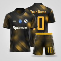 Kit d'uniformes de football sublimés en vente de gros maillot de sport vierge maillot de football personnalisé survêtement de football fabriqué au Viet Nam