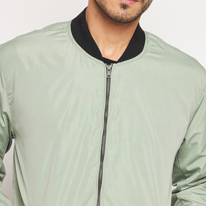 Nueva llegada 2025 chaquetas de bombardero para hombre de lona fina con cuello levantado bolsillo nuevo estilo gran oferta chaqueta de invierno para hombre - Product Image 3