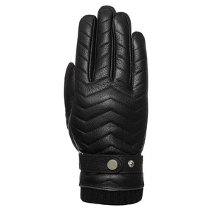 Gants en cuir de chèvre pour hommes Mason avec doublure en laine, poignet réglable, antistatiques, antidérapants, durables, compatibles écran tactile, pour conducteurs et mode - Product Image 3