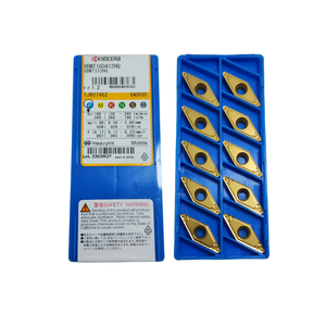 Insert de tournage en carbure de qualité CA5525 haute Performance VBMT160412HQ ensemble de 10 pièces pour tours CNC qualité japonaise enduite CVD - Product Image 2