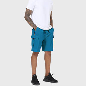 Pantalones Cortos Deportivos de Compresión para Hombre, Transpirables, de Secado Rápido, Ecológicos, de Tela Oxford, Cintura Media, con Bolsillos, Lavados - Product Image 1