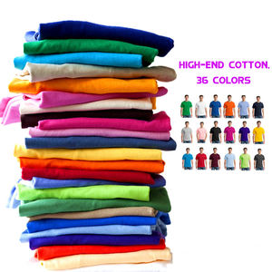 Wholesale Plain 100%Cotton T Shirt <b>High</b> Quality Unisex <b>Tshirt</b> Customize Printing Logo Men's O-<b>Neck</b> Blank T-Shirt T-shirt for men - Product Image 3