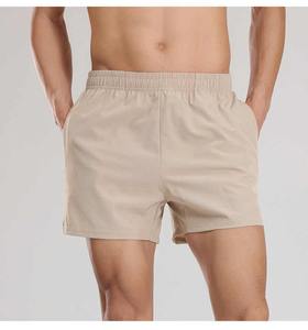 กางเกงขาสั้นผ้าฝ้าย100% สีพื้นสำหรับฤดูร้อนกางเกงกีฬาทรงหลวมกางเกงขาสั้นลำลองทันสมัยระบายอากาศได้ดีมี8สีในสต็อก - Product Image 3