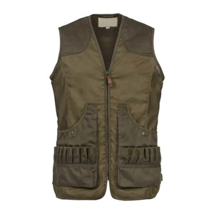 Gilet de chasse extérieur personnalisé avec passants pour cartouches, poches utilitaires, en polyester softshell, pour chasseurs et tireurs - Product Image 4