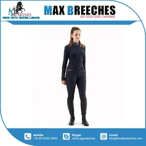 Jodhpurs กางเกงขี่ม้าสำหรับเด็กกางเกงรัดรูปสำหรับม้าพิมพ์ลายซิลิโคน - Product Image 3