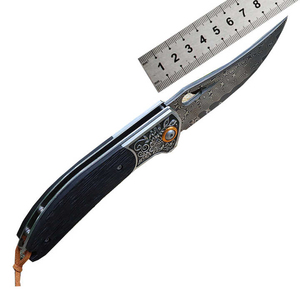 Cuchillo de Caza de Acero Inoxidable de 8 Pulgadas Hecho a Mano con Borde Dentado, Funda de Cuero, Grado Industrial, 180g, Logotipo Personalizado OEM, Garantía de 3 Años - Product Image 6