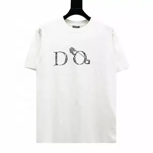 Camisetas cómodas de algodón personalizadas, camisetas sueltas de gran tamaño con hombros, camisetas deportivas para entrenamiento de gimnasia, camisetas para hombres - Product Image 6