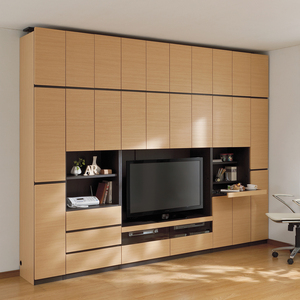 Multifunctional Wooden <b>Wall</b> <b>TV</b> Cabinet Organizer with Large Storage Fancy Furniture for Living Room Home Use - Product Image 5