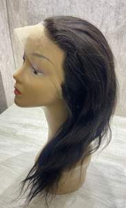 วิกผมมนุษย์ผมตรงลูกไม้เต็มศีรษะคนอินเดีย - Product Image 2