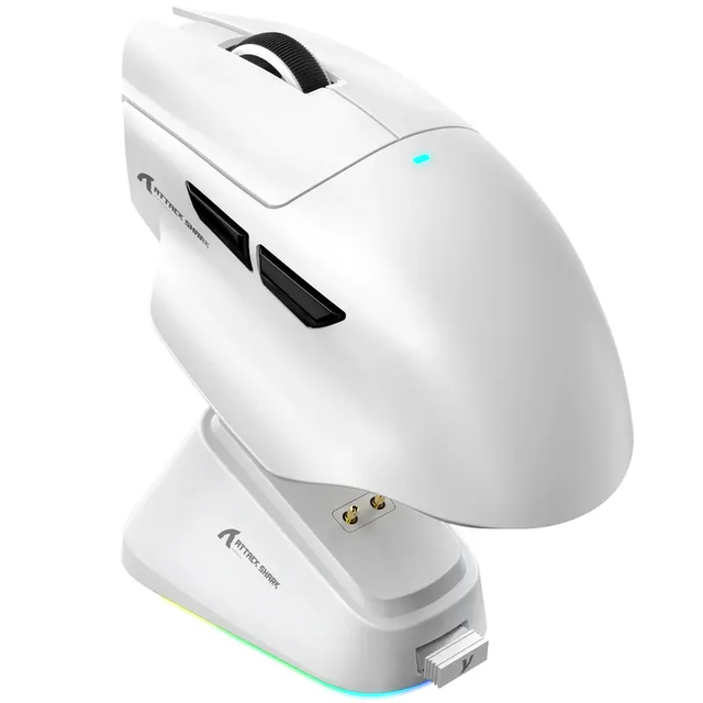 Attack Shark V6 Tri-mode PAW3311 DPI25000 Gaming RGB Wireless Mouse
