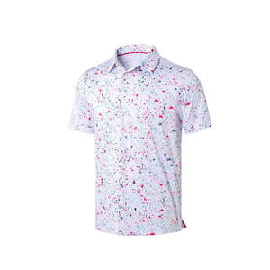 Polo de golf à manches courtes pour homme avec col, haut respirant pour la salle de sport, la marche en plein air, les sports et le confort décontracté - Product Image 4