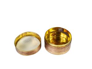 Pastillero de Latón y Nácar Hecho a Mano, Artesanía Natural, Ecológico, 100% Seguro para Uso - Product Image 3