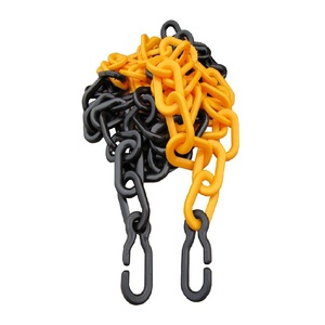 Chaîne en plastique 9 mm, longueur du lot 3 m, jaune/noir - Product Image 1