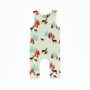 ชุดรอมเปอร์ผ้าไม้ไผ่พิมพ์ลายสำหรับเด็กทารกชุดรอมเปอร์แขนกุดสำหรับเด็กผู้หญิงเด็กผู้ชาย - Product Image 2