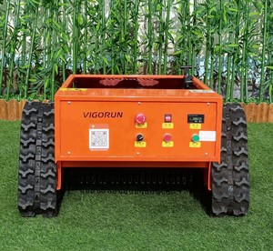 Tondeuse à gazon VIGORUN à essence télécommandée 48V autotractée à lame rotative avec fonction mulching, qualité professionnelle, orange - Product Image 2