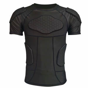 <b>Men</b> Football Gear Compression <b>Shirt</b> with Impact Padding <b>Padded</b> Football <b>Shirt</b> for High-Performance Protection and Comfort - Product Image 5