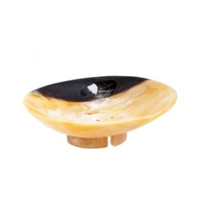 Porte-savon en corne de vache naturelle de Style animal personnalisé de haute qualité porte-savon en corne de buffle poli accessoire artisanat artisanal - Product Image 2