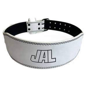 Entraînements de gymnastique Entraînement de levage de terre Soutien du dos Ceinture d'haltérophilie Conception conique en cuir véritable Ceintures d'haltérophilie de 4 pouces - Product Image 5