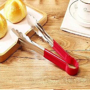 Pinzas para servir pan de acero inoxidable de 22,5 cm, pinzas antiadherentes para barbacoa, pinzas para cocina de acero inoxidable, precio al por mayor - Product Image 2